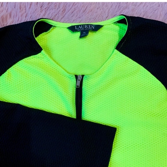 RALPH LAUREN Activewear Long Sleeve 1/2 Zip Shirt - Picture 5 of 6